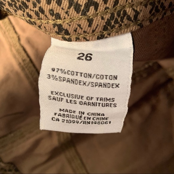 Kendal and Kylie brown and black denim overall romper Camo splatter size 26 - Picture 4 of 4